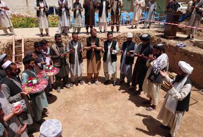کار احداث هفت شبکه آبرسانی به هزینه بیش از ۱۳ میلیون افغانی در سمنگان آغاز شد