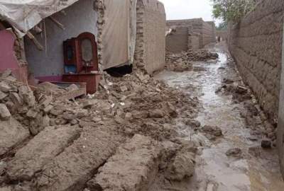 سیلاب در میدان وردک 30 خانه را تخریب کرد