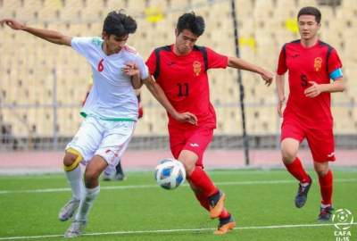 تیم ملی فوتبال زیر ۲۰ سال افغانستان در مقابل ایران شکست خورد