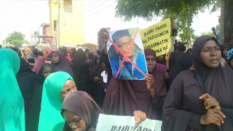 اعتراضات مردم نیجریه در محکومیت تخریب اموال شیعیان این کشور