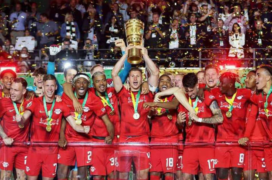 Leipzig won the German Cup
