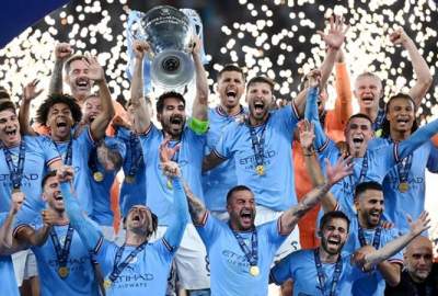 Citizens won the Champions League for the first time