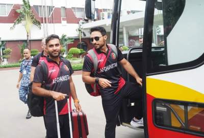 Afghanistan national cricket team arrived in Dhak for one-off Test
