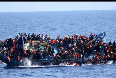 The overturning of the refugee boat on the coast of Greece; 78 refugees drowned