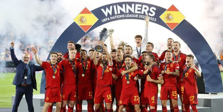 اسپانیا قهرمان لیگ ملتهای اروپا شد