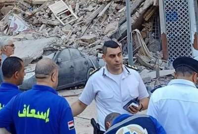 A 13-story building collapsed in Egypt