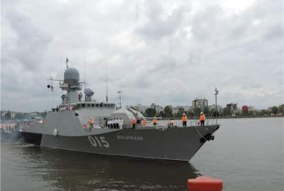 Russian Navy ship entered Iranian waters on Tuesday