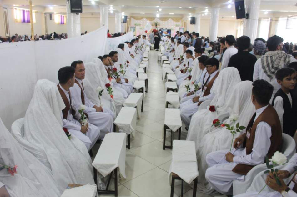 ازدواج دسته جمعی 50 زوج جوان در هرات/ سخنرانان: محبوب ترین بنا در اسلام، ازدواج است
