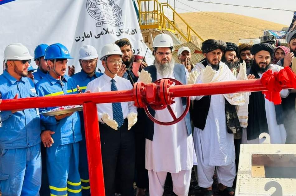 First Extraction of Qashqari oil starts in Sar-e-Pul, Afghanistan