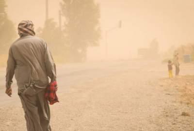 The dust storm in Sistan province of Iran has affected half a million people