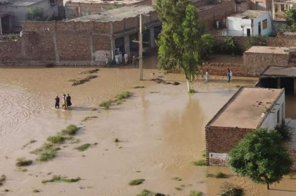 ده‌ها روستا در پاکستان به زیر آب رفت