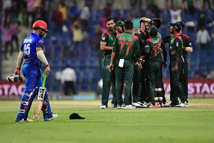 شکست تیم کریکت افغانستان در مقابل تیم بنگلادش