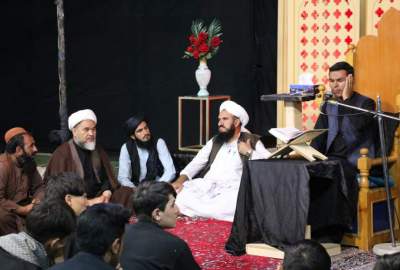 گزارش تصویری/ برگزاری مراسم شب پنجم محرم از سوی هیئت های مذهبی در شهرک المهدی جبرئیل هرات  