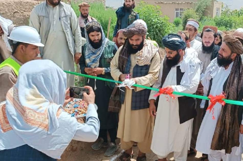 Shakh Qand irrigation canal inaugurated in Logar, Afghanistan