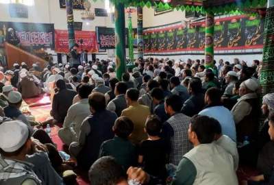 گزارش تصویری/ مراسم بزرگداشت از تاسوعای حسینی در تکیه های شهر کابل  