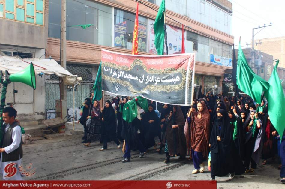 برگزاری باشکوه مراسم عاشورای حسینی در کمال آرامش و امنیت در هرات