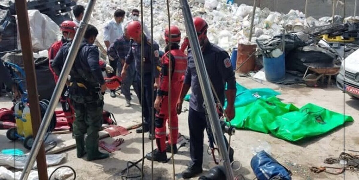 مرگ چهار کارگر افغانستانی عضو یک خانواده در شیراز بر اثر گازگرفتگی در چاه