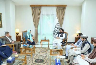 «ادامه تعامل مثبت سازمان ملل با امارت اسلامی» محور گفتگوی متقی با رییس یوناما در کابل