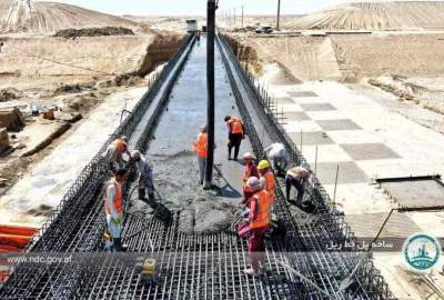 ساخت دو پل بزرگ روی کانال قوش تیپه رو به اتمام است
