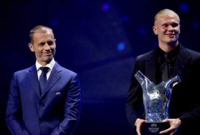 Erling Haaland became the best player in Europe