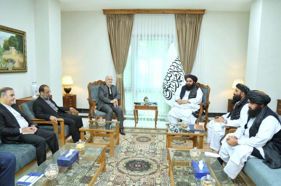 The meeting of the Head of the Iranian Embassy with Amir Khan Muttaqi; A delegation from Iran