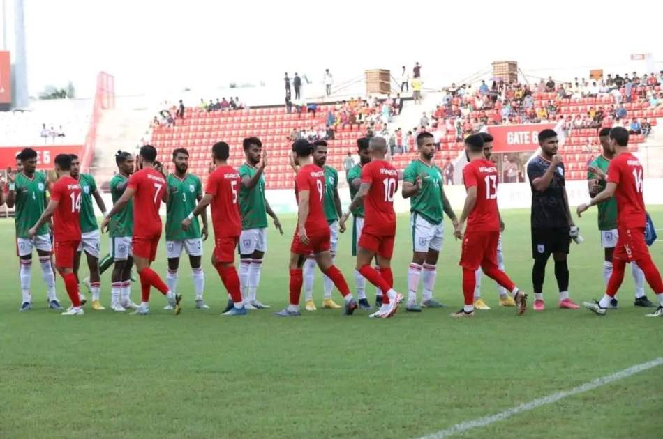 تساوی تیم ملی فوتبال کشور در بازی دوستانه مقابل بنگلادیش