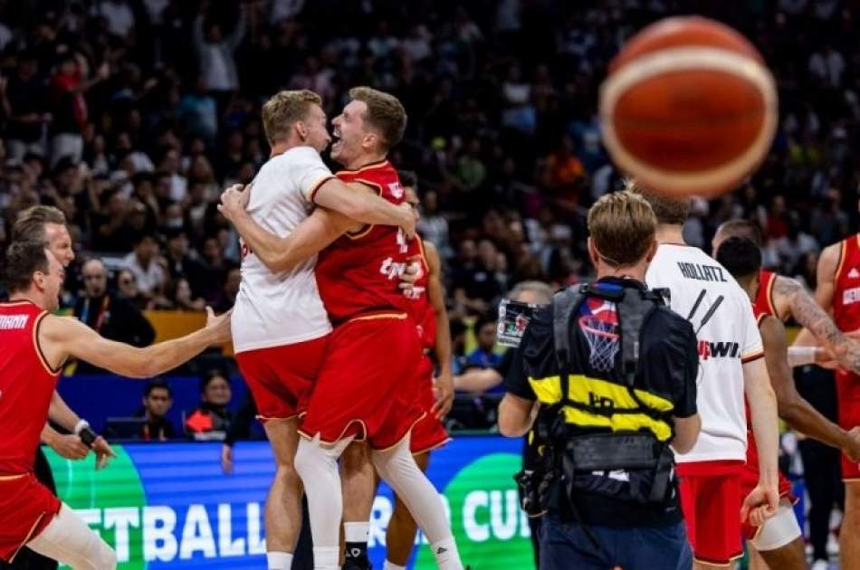 The German national team became the finalist of the Basketball World Cup by defeating America