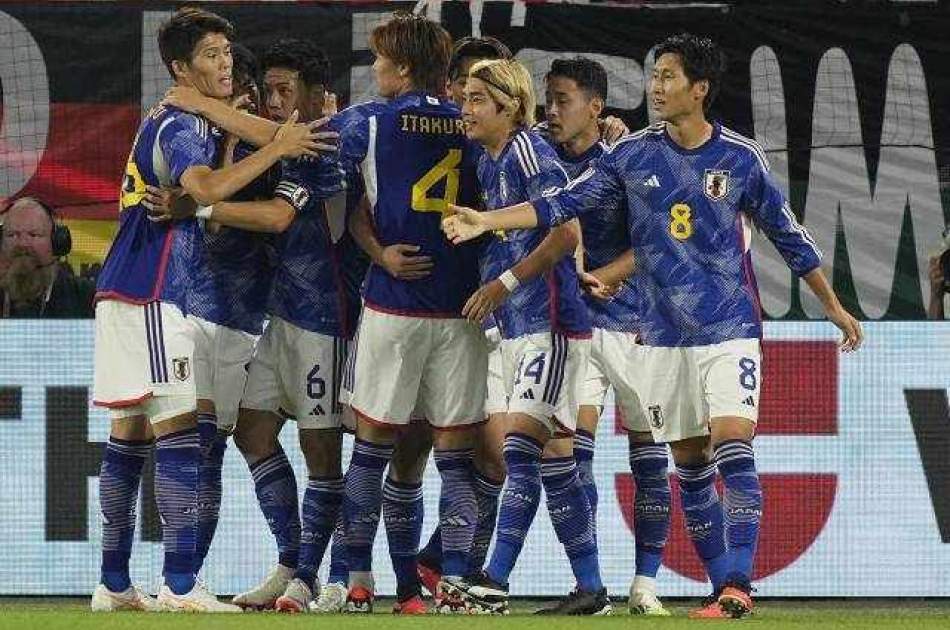 Heavy defeat of the German national football team against Japan