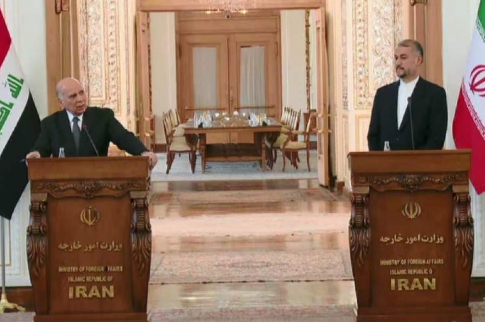 وزیر خارجه عراق در سفر به تهران؛ از سرگیری روابط ایران و عربستان به امنیت منطقه کمک می کند