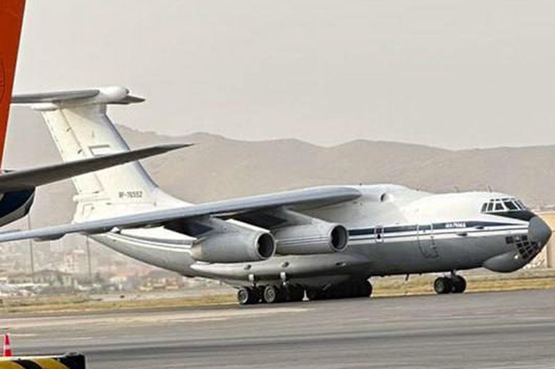 کمک بشردوستانه ای روسیه با یک پرواز ویژه به کابل رسید