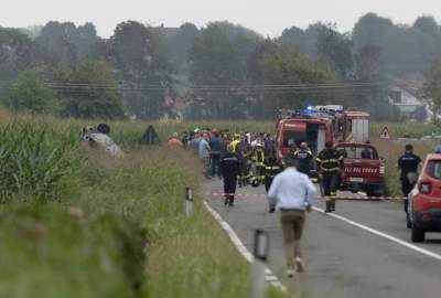 سقوط هواپیما در برزیل و ایتالیا جان 15 نفر را گرفت