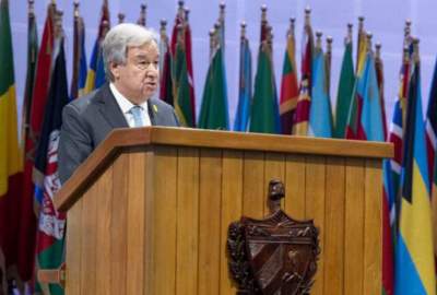 Guterres announced that 70% of the people of Afghanistan need humanitarian aid