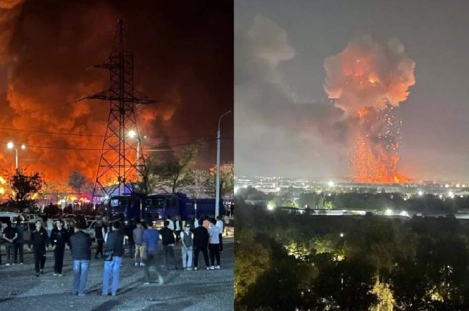 Explosion and fire in the capital of Uzbekistan