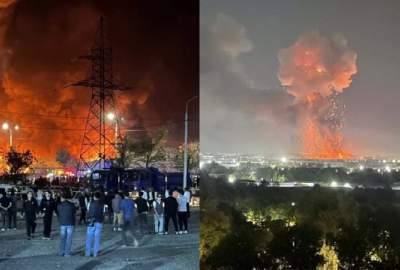 Explosion and fire in the capital of Uzbekistan