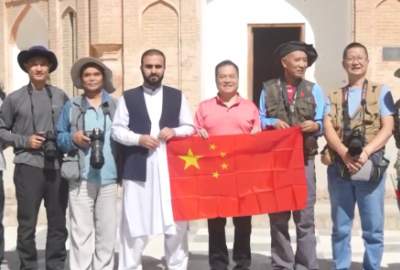 Chinese Tourists Explore Historical Sites in Kandahar province