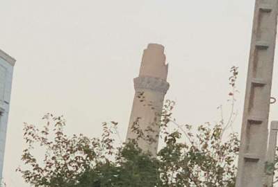 The collapse of a part of the minarets and Akhtaruddin Castle due to the earthquake in Herat