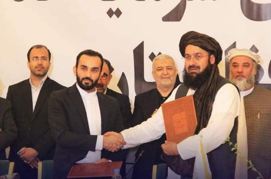 قرارداد استفاده از قطعه سوم خط‌آهن خواف- هرات میان افغانستان و ایران به امضا رسید