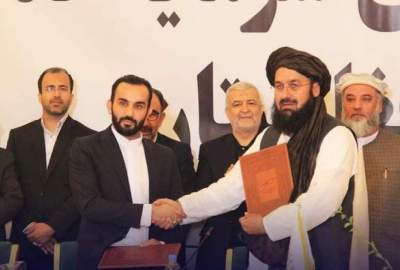 قرارداد استفاده از قطعه سوم خط‌آهن خواف- هرات میان افغانستان و ایران به امضا رسید