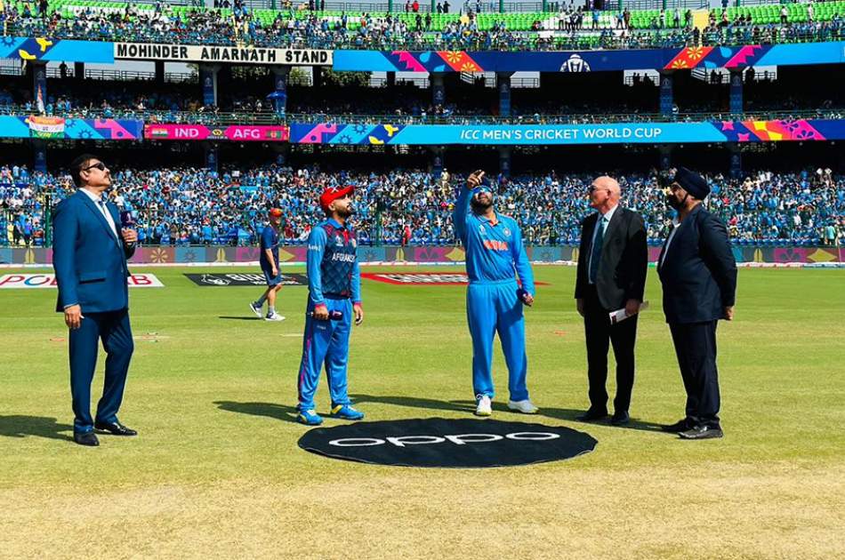 Afghanistan wins the toss and bats first against India