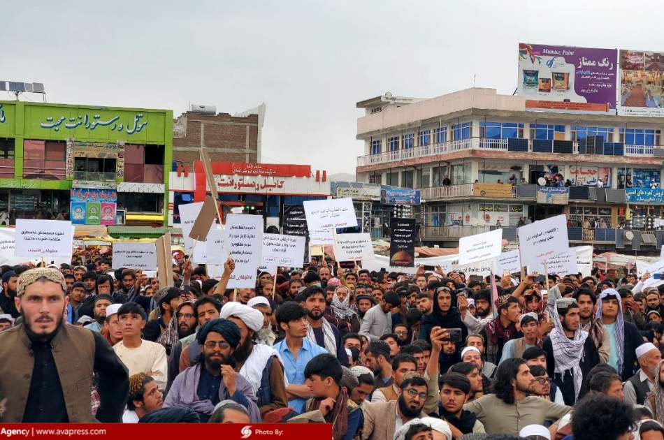هزاران شهروند در کابل برای مبارزه با رژیم صهیونیستی اعلام آمادگی کردند