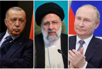 گفتگوی تلفنی رئیس جمهور ایران با روسای جمهور روسیه و ترکیه در مورد وقایع فلسطین