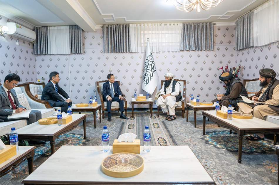 Sirajuddin Haqqani meet Japan’s new ambassadors