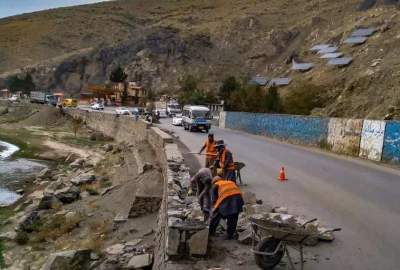 کار ترمیم و بازسازی شاهراه کابل-جلال آباد به ارزش ۲۳ میلیون افغانی آغاز شد
