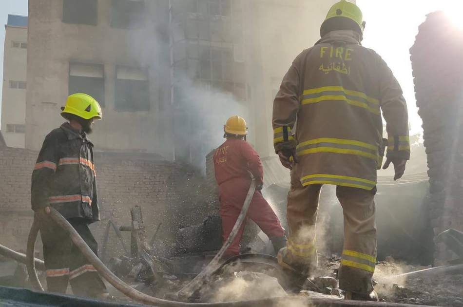 آتش سوزی در قندوز 400 هزار دالر امریکایی خسارات برجا گذاشت