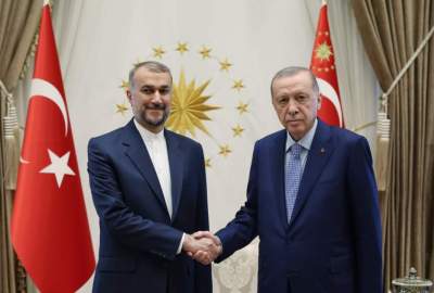 دیدار و گفتگوی وزیر خارجه ایران با رئیس جمهور ترکیه در خصوص فلسطین
