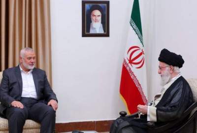 دیدار اسماعیل هنیه رئیس دفتر سیاسی حماس با رهبر انقلاب اسلامی