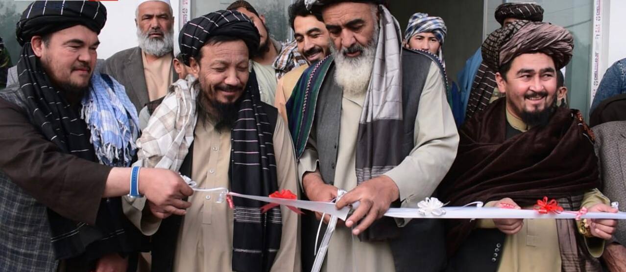 افتتاح یک مارکت تجارتی به هزینه ۳۴ میلیون افغانی در جوزجان