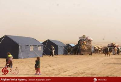 گزارش تصویری/ احداث کمپ برای مهاجرین اخراج شده از پاکستان در ولایت بلخ  