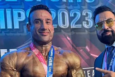ورزشکار افغانستانی در مسابقات جهانی پرورش اندام به مدال نقره دست یافت