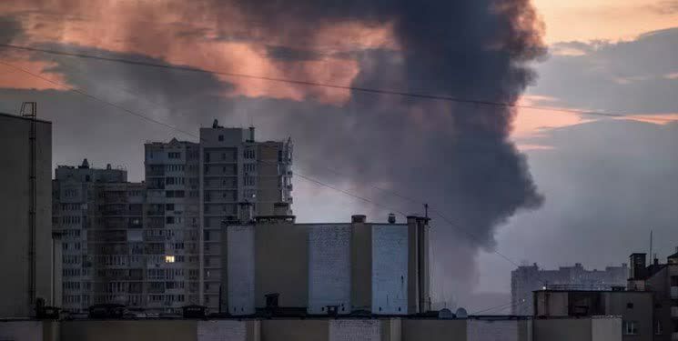 شنیده شدن صدای انفجار‌های شدید در پایتخت اوکراین